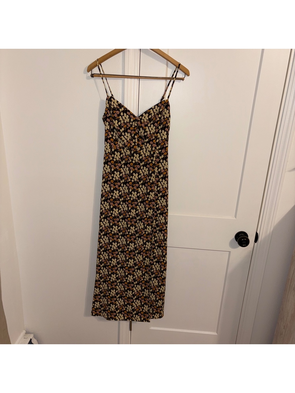 Urban Outfitters NWT Floral Side Slit Small Spaghetti Strap Sun Dress Brand NEW